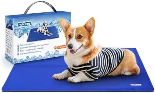 Nobleza - Tapis de Refroidissement pour Chiens, Chats et Animaux domestiques. Tapis de Gel Non-Toxique Auto-refroidissant. 65 * 50cm, Bleu. M