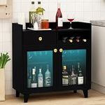 COCO DESIGN Small Wine Bar Cabinet 