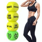 Skywin Workout Dice - Fun Exercise Dice for Solo or Group Classes, 6-Sided Foam Fitness Dice Great Crossfit Exercise Equipment