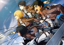 Attack on Titan 2 Anime Poster Art Glossy Poster (A1 594 × 841 mm)