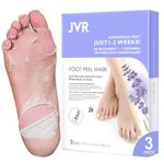 Foot Peel Mask - 3 Pairs - Exfoliating Peeling Callus, Cracked Heels & Dead, Dry Skin, for Smoother and Softer Feet (Lavender)