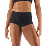 TYR Women's Solids Della Boyshort, Black, Medium