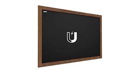 ALLboards Black Magnetic Chalkboard with Varnished Wooden Frame 90x60cm, Magnetic Chalkboard Chalk