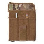 Commander's TAM Field Book Cover | Trifold Design with Removable Map Case & Vinyl Page Protector Booklet | Fits The Army Green Book (NSN 7530-00-222-3521) - Multicam