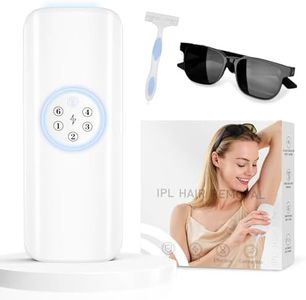 Laser Hair Removal for Women Men, IPL Hair Removal Device at Home, Painless Permanent Hair Remover for Face Body Bikini Line Legs Armpits 6 Levels & 2 Modes Hair Removal