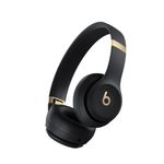 Beats Solo 4 - Wireless Bluetooth On-Ear Headphones, Apple & Android Compatible, Up to 50 Hours of Battery Life - Gold & Black