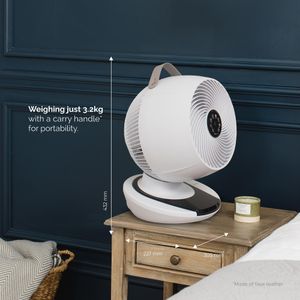 Meaco MeacoFan 1056 Air Circulator – Quiet Oscillating Desk Fan with Remote