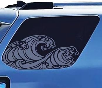 Rear Side Window Spray Vinyl Sticker for Toyota 4Runner 2010-2024, Matte Black Spray Decal Sticker for Car, for Toyota 4runner 2010-2024 Accessories
