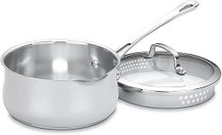 CUISINART 419-18P Contour Stainless 2-Quart Pour Saucepan with Cover