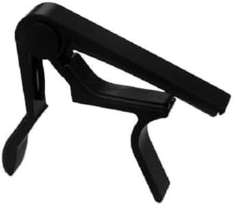 Guitar Capo,Capo for 6-String Acoustic and Electric Guitars, Bass,Mandolin, Ukulele, Black Guitar Capo (black) (black)