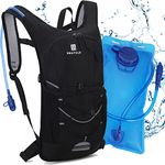 BBAIYULE® hydration backpack with hydration bladder 2L, BPA-free| Water backpack |cycling backpack with hydration system |running backpack ultra light 380g | biking,hiking,walking