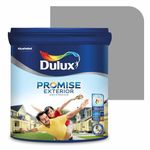 Dulux Promise Exterior Emulsion Paint (10L, Granite Grey) | Ideal for Exterior Walls | Smooth Finish | Anti-Peel & Anti-Crack | Long-Lasting Colors