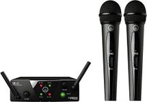 AKG Pro Audio Wireless Microphone System, Black (MINI2VOC-US25A/C)