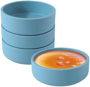 Sekonow 4pcs Silicone Microwave Egg Cooker, Microwave Egg Poacher, Nonstick Poached Egg Maker Air Fryer Egg Mold for Breakfast Sandwiches Egg Bites