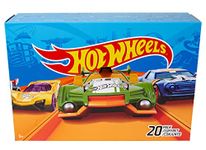 Hot Wheels Set of 20 Toy Cars & Trucks in 1:64 Scale, Collectible Vehicles (Styles May Vary)