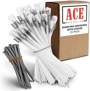 Marking Whiskers - White, 25/bundle with nails
