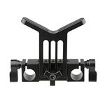 CAMVATE Lens Support 15mm Rod Clamp Rail Block for DSLR Rig Rod Support Rail System - 1108