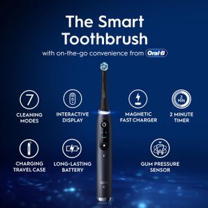 Oral-B iO9 Electric Toothbrush – Smart Rechargeable, Black