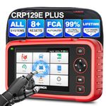 LAUNCH OBD2 Scanner CRP129E PLUS All System Diagnostic Tool with 8 Reset, ABS Bleeding/Injector Coding/Oil/Throttle/EPB/DPF/SAS/TPMS Reset/Battery Matching, Lifetime Software&Vehicle Model Update