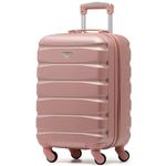 Flight Knight Lightweight 4 Wheel ABS Hard Case Suitcases Cabin Carry On Hand Luggage Approved for Over 35 Airlines Including easyJet, Maximum Size for KLM & Air France 55x35x25cm