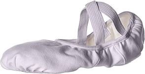 Capezio Women's Hanami Canvas Ballet Shoe Flat, White, 10 UK