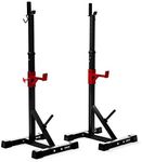VIAVITO ST1000 Adjustable Squat Stands with Barbell Spotter Catchers