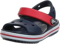 Crocs Unisex Kids Crocband Sandal, Navy/Red, C10