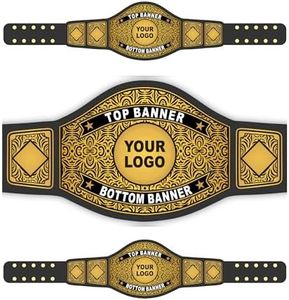 Championship Belt Customizable Wrestling Belt Fully Personalized for All Sports - Custom Wrestling Championship Belt - Custom Championship Belt (4mm Zinc)