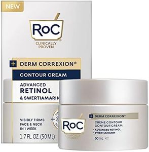 RoC - Derm Correxion Crème de Contour pour le Visage, le Cou et la Mâchoire - Hydratation de la peau - Lift and Visibly Reduced Fine Lines - 50 ml