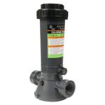 SUNSOLAR Automatic Chlorinator for Above Ground Pools and In-Ground Pools- Free Standing in-Line - Dispenser Holds 4.2lbs