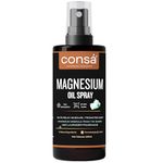 Consa Ultra-Pure Magnesium Oil Spray (100ml) – Transdermal 100% Pure & Potent Magnesium Oil for Topical Use – Free of Chemicals – Deep Sea Magnesium – Easy-to-use Mist Spray Cap.