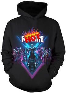 Fomdve Unisex Game Hoodies 3d Printed Anime Pullover Hoodie Battle Royale Sweatshirt For Boys And Girls, 1, Medium