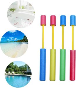 4-Piece Colorful Kids EVA Foam Water Gun Set – Pull Type