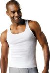 Hanes Men's Tall Man A-Shirt, White, 2X-Large/Tall (Pack of 3)