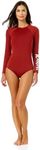 Hurley Women's Standard OAO Long Sleeve Retro Surf Suit, Cedar, Medium