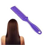 Yosoo Professional Trimmer Razor DIY Hair Comb Dual Side Cutting Scissors Slim Haircuts Cutting Tool Blade Purple