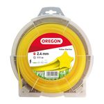 Oregon Yellow Star Shaped Strimmer Line Wire for Grass Trimmers and Brushcutters, Five Cutting Edges for Clean Finish, Fits All Standard Strimmers, 2.4mm-111m (‎69-454-Y) (Packaging may vary)