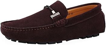 Jamron Mens Elegant Buckle Loafers 