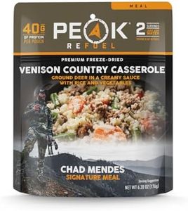 Peak Refuel Venison Country Casserole | Chad Mendes Signature Meal | Premium Freeze-Dried Variety Meals | Hunting, Survival, Camping, Backpacking Food | High-Protein Game Meats | MRE | Made in USA