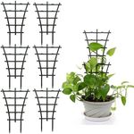 TRRAPLE Plant Pot Trellis,6 Pcs Support Trellis, Plant Flower Climbing Trellis, Plastic Garden DIY Plant Climbing Trainer