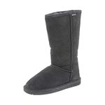 Bearpaw Womens Emma Tall Suede Casual Boots Gray 7.5 Medium (B,M)