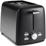 Amazon Basics 2 Slice Toaster, With