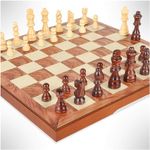 Chess Board Set 15.5 in(39 CM) Wood