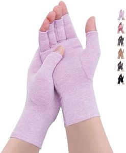 Rheumatoid Arthritis Gloves - Compression Fingerless Joint Pain Relief Hand Mitten Warmth Carpal Tunnel Gloves for Women Men