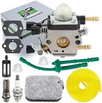 partszen BG55 Carburetor for BG45 BG65 BG85 BG55 Blower for C1Q-S68,C1Q-S68G,C1Q-S68D, C1Q-S68E, C1Q-S64 Carburetor Carb with Air Filter Fuel Filter Spark Plug S tihl Muffler Stub Spark Arrestor