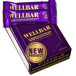 WELLBAR High Protein Bar - Salted Caramel Crisp - 12 x 57g Bars - 20g Protein, Low Sugar (2g), High Fiber (3g) - Gluten-Free, Non-GMO, Zero Aftertaste, Guilt-Free, and Tastes Like a Crunchy Premium Chocolate Bar. Leave a Comment & Enter to Win an iPad