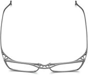 FONEX Titanium Glasses Frame for Men,Square Eyewear Full Optical Eyeglasses F85641, F85722 Grey