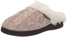 MUK LUKS Women's Suzanne Clog Slippers, Fairy Dust/Ivory, Small