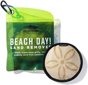 Pilotfish Beach Essentials Sand Remover Bag, Gentle Skin-Friendly Formula with 7 Natural Ingredients, Free of Talc and Fragrance, Sand Removal Beach Accessories, Must Haves, Gifts for Women