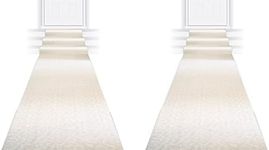 Beistle Elite Collection White Aisle Runners, 3' x 100', 2 Piece Wedding Aisle Runners